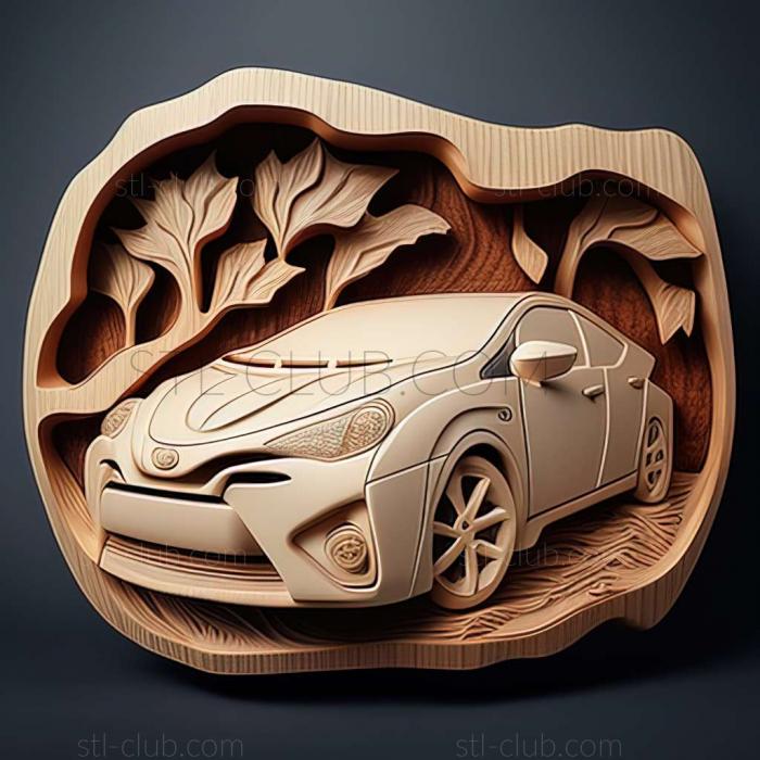 3D мадэль Toyota Prius (STL)